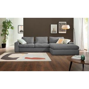alina Ecksofa »Sandy«, mit Recamiere, in modernem Cordstoff