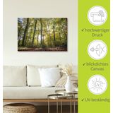 Artland Leinwandbild »Laubwald zum Herbst«, Waldbilder, (1 St.), auf Keilrahmen gespannt