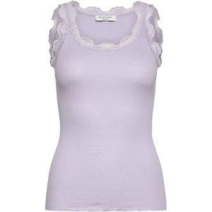 rosemunde Tanktop »Babette Silk Top«, wunderschöner Vintage-Spitzenbesatz an Ausschnitt und Trägern