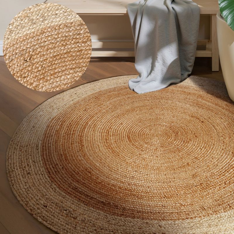 HANSE Home Teppich »Jutta Juteteppich«, rund, 9 mm Höhe, 100% Jutefaser, Natur, Wohnzimmer, Esszimmer, Flur, Boho, Skandi