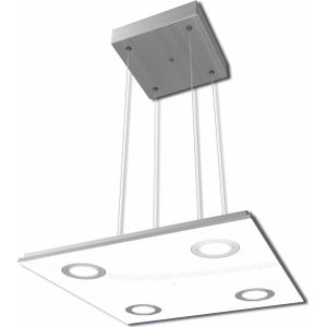 EVOTEC LED Pendelleuchte »PANO«, 4 flammig, Leuchtmittel LED-Board  LED fest integriert, Hängelampe, LED Hängeleuchte, dimmbar, Made in Germany, IR-Schalter