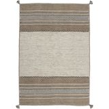 Kayoom Teppich »Alhambra 335«, rechteckig, 5 mm Höhe, Maschinell gewebter Flachflor-Teppich, 100% Baumwolle, Ethno-Design