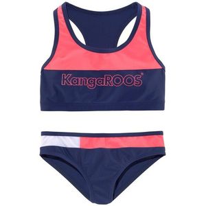 KangaROOS Bustier-Bikini »Energy Kids«, (1 St.), im Colourblocking-Design