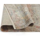 OCI DIE TEPPICHMARKE Teppich »BESTSELLER CAVA«, rechteckig, 8 mm Höhe, Glanz Viskose, mit Fransen, Hoch Tief Struktur, Vintage, Wohnzimmer