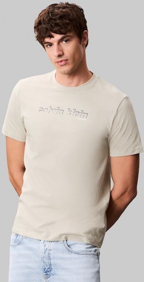 Calvin Klein Jeans T-Shirt »SS 30s E CLVN LN 3D«, Mit Rundhalsausschnitt