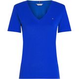 Tommy Hilfiger T-Shirt »SLIM CODY V-NK SS«, mit Logostickerei