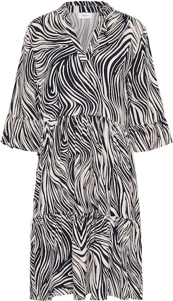 Saint Tropez Blusenkleid »EdaSZ Dress«, mit Volant und 3/4 Ärmel