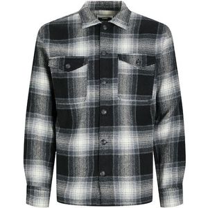 Jack & Jones Langarmhemd »JCOEDDIE CHECK WOOL BLEND OVERSHIRT LS«, Overshirt Form
