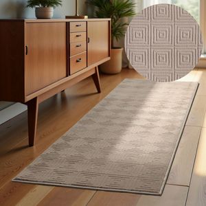 ELLE DECORATION Designteppich »Tourmaline«, rechteckig, 9 mm Höhe, Wohnzimmer, Schlafzimmer, Läufer, Hoch-Tief Effekt, Flur, Glanz