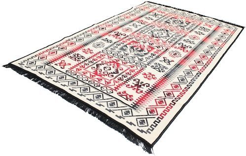 morgenland Wollteppich »Kelim Teppich Irena«, rechteckig, 5 mm Höhe, reine Baumwolle