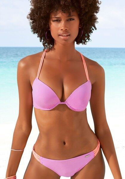 Venice Beach Push-Up-Bikini-Top »Anna«, wattierte Cups, mit eingearbeiteter Verstärkung