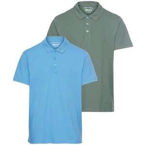 Man's World Poloshirt, (2-er Pack), in tollen Farbkombinationen
