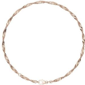 Firetti Fußkette »Schmuck Geschenk Silber 925 Körperschmuck Gold o. Rosè Singapurkette«, Made in Germany