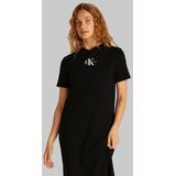 Calvin Klein Jeans Midikleid »MONOLOGO LONG RIB TEE DRESS«, mit Logo