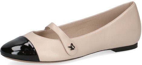 Caprice Riemchenballerina, Bequemschuh, Businessschuh, Flats mit Klettverschluss-Riemchen