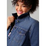 Aniston PLUS Jeansjacke, mit ausgefranstem Saum - NEUE KOLLEKTION