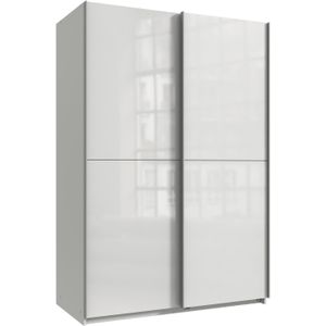 Wimex Kleiderschrank »Mugano, B/T/H 135 oder 180/65/198cm, Made in Germany«, (wähle Deine Ausstattung: Basic oder Premium!), 2 Schwebetüren mit oder ohne Spiegel, Metallgriffe
