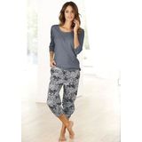 Buffalo Capri-Pyjama, (2 tlg.), mit gemusterter Hose