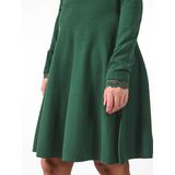 Y.A.S Strickkleid »YASBECCO LS KNIT DRESS S. NOOS«, mit Spitze am Ärmelsaum