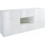 INOSIGN Sideboard »Miro«, Breite 181 cm mit dekorativem Siebdruck