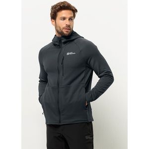 Jack Wolfskin Fleecejacke »KOLBENBERG HOODED FZ M«, mit Kapuze