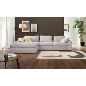 alina Ecksofa »Sandy«, mit Recamiere, in modernem Cordstoff