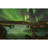 Papermoon Fototapete »Photo-Art JAN SMID MASTER, WASSERFALL DER GÖTTER NORDLICHT«