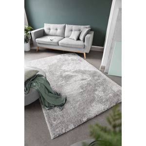 my home Hochflor-Teppich »Lahti«, rechteckig, 45 mm Höhe, Uni Farben, weich & kuschelig, ideal im Wohnzimmer & Schlafzimmer