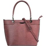 Cluty Henkeltasche, echt Leder, Made in Italy