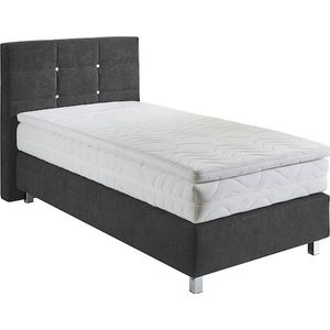 Westfalia Schlafkomfort Boxspringbett, mit Knöpfen in Kristalloptik, wahlweise mit Topper