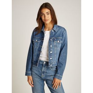 Tommy Jeans Jeansjacke »CLASSIC TRUCKER JACKET AI6136«, mit typischen Trucker Details, mit Schmucksteinen