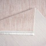 Carpet City Teppich »CLASICO 0052«, rechteckig, 11 mm Höhe, Läufer, Kurzflor, Hochtief-Muster, Boho, Fransen, Wohnzimmer