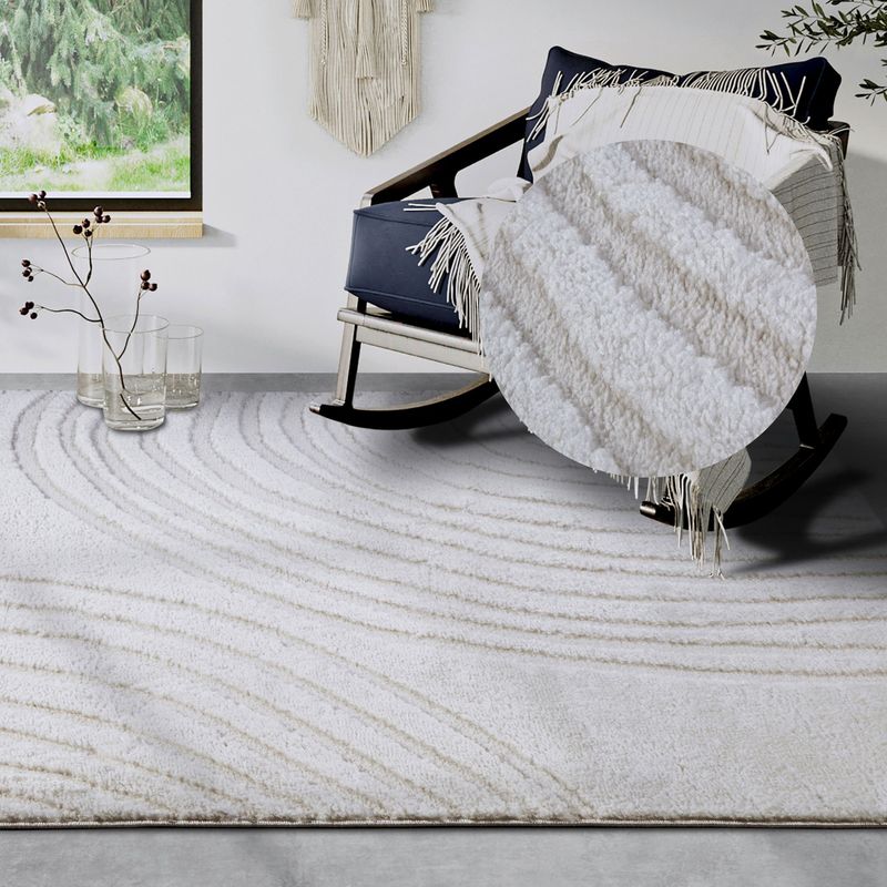 ELLE DECORATION Designteppich »Pigment«, rechteckig, 18 mm Höhe, Hochflor, Shaggy, Läufer, weich, Langflor, modern, Hoch Tief Effekt