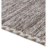 carpetfine Läufer »Kelim Azizi«, rechteckig, 5 mm Höhe, Baumwolle, Wendeteppich mit Fransen, Wohnzimmer