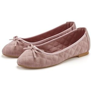 LASCANA Ballerina »Slipper, Schlüpfschuh«, mit Schleifenapplikation VEGAN