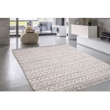 calo-deluxe Teppich »Bature 500«, rechteckig, 10 mm Höhe, Wolle und Viskose mit Fransen, Wohnzimmer