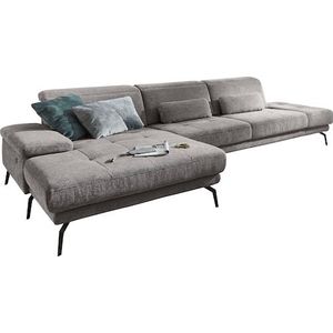 Die PlanBar Ecksofa »MP-IN20126 L-Form«, mit Kopfteilverstellung, optional Sitztiefen- & Armteilverstellung
