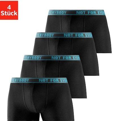 Bruno Banani Boxer »Boxershorts für Herren«, (Packung, 4 St.), mit Schriftzug im Bund