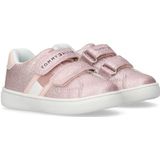 Tommy Hilfiger Sneaker, Klettschuh, Mädchen Schuh mit Metallic Effekt