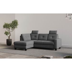 Places of Style Ecksofa »Varese«, Kreuznaht in beige