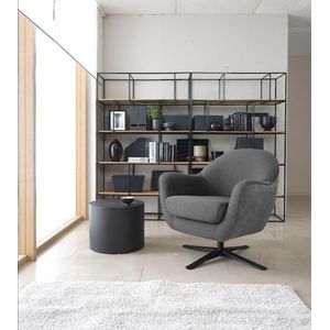 TRENDMANUFAKTUR Drehsessel »Mira, Loungesessel«, in zeitlosem, modernen Stil mit praktischer Drehfunktion