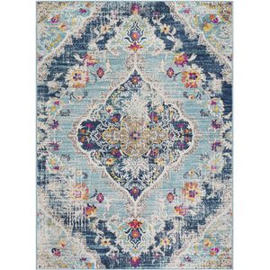 Livabliss Teppich »ADEN«, rechteckig, 10 mm Höhe, Vintage Orientteppich, Kurzflor Boho Wohnzimmerteppich, Läufer