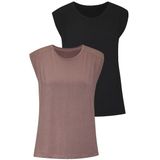 LASCANA Shirttop »mit Schulterraffung«, aus weichem Viskose-Stretch