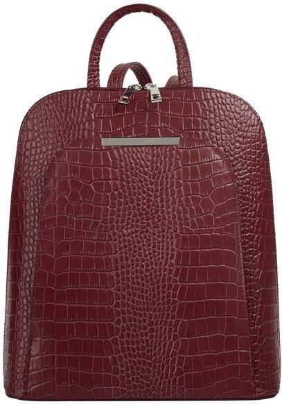 Cluty Cityrucksack, echt Leder, Made in Italy