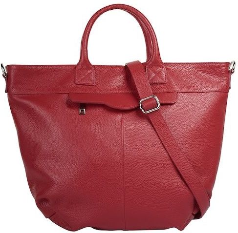 Samantha Look Henkeltasche, echt Leder, Made in Italy