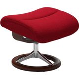 Stressless® Relaxsessel »View«, (Set, Relaxsessel mit Hocker), mit Signature Base, Größe L,Gestell Braun