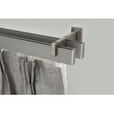 GARESA Innenlaufschiene »FLAT«, 2 läufig-läufig, Wunschmaßlänge, Rechteckprofil, Wandmontage, perfekter Lauf, modern, verlängerbar