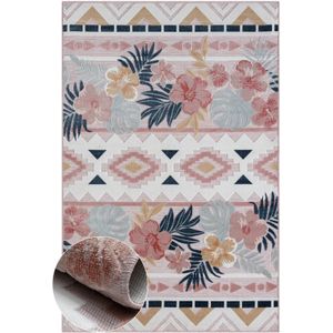 Myflair Möbel & Accessoires Teppich »Lotus Lagerräumung«, rechteckig, 8 mm Höhe, florales Design, Blumen Motiv, Outdoor geeignet, Balkon, Terrasse
