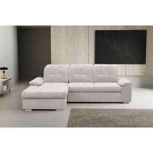WERK2 Ecksofa Carmen, Sofa, Eckcouch mit Schlaffunktion, Bettkasten und Sitztiefenverstellung