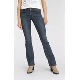 Arizona Bootcut-Jeans »Shaping«, bootcut, Kontrastnähte, Used-Look-Waschung, niedrige Leibhöhe